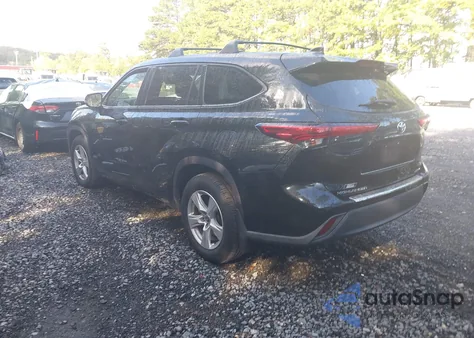 2020 Toyota Highlander L/Le z USA, uszkodzony, nr VIN 5TDBZRBH5LS502932